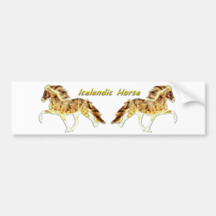 Icelandic On Fire Bumper Sticker