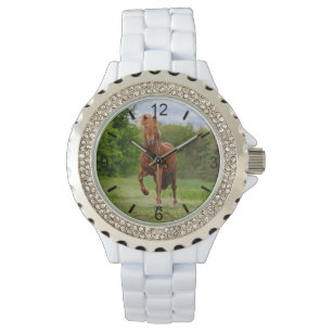 Icelandic Pony Tölt Funny Photo Horse Lovers  dial Watch