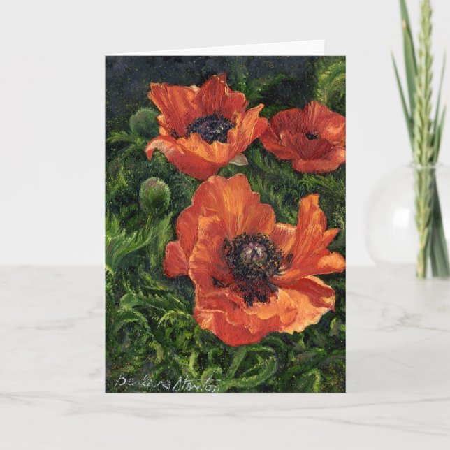 “Icelandic Poppies” Card (Front)