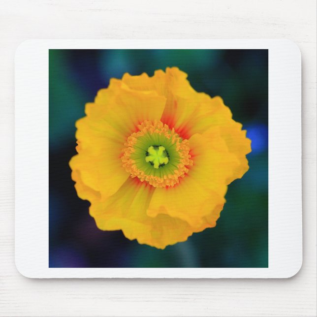 Icelandic Poppy Mouse Mat (Front)