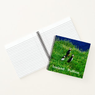 Icelandic Puffins Notebook
