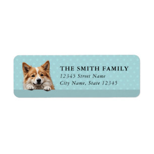 Icelandic Sheepdog Dog Return Address Labels