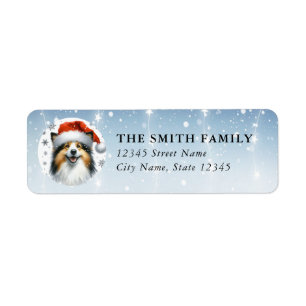 Icelandic Sheepdog Dog Return Address Labels