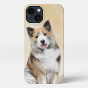 Icelandic Sheepdog Painting - Original Dog Art iPhone 13 Case