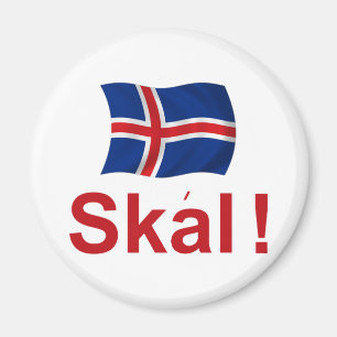 Icelandic Skal! (Cheers) Magnet