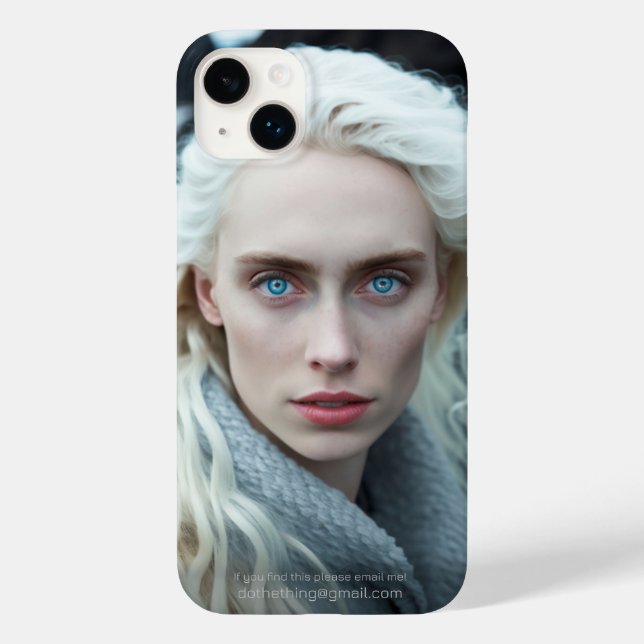 Icelandic Woman Portrait Photograph Case-Mate iPhone Case (Back)
