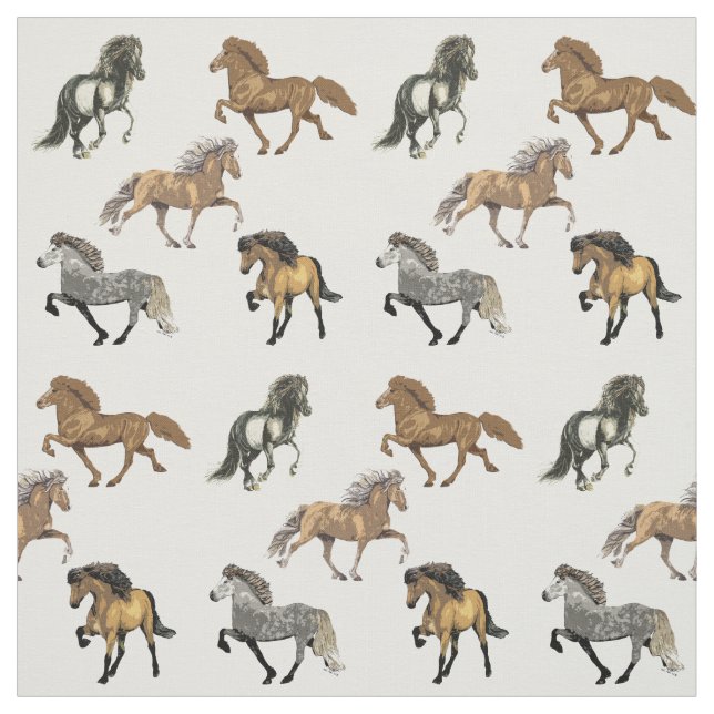 Icelandic's in Gait Fabric (Swatch)