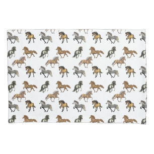 Icelandic's in Gait Pillowcase