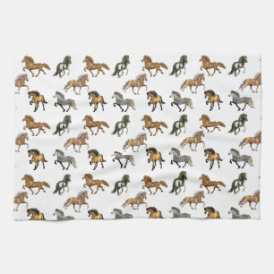 Icelandics in Gait Tea Towel