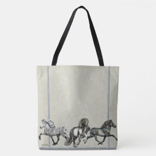Icelandics in Gait Tote Bag