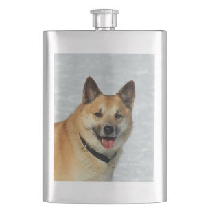 IcelandicSheepdog20150904 Hip Flask