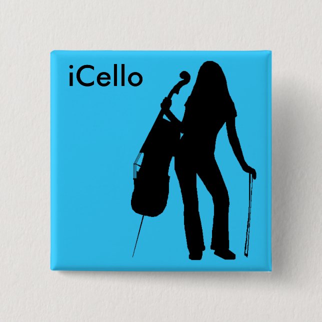 iCello Pin (light blue) (Front)