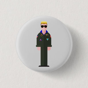 Iceman – 80s Movie Icon Button