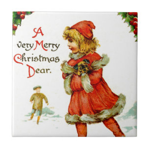Iceskating child tile