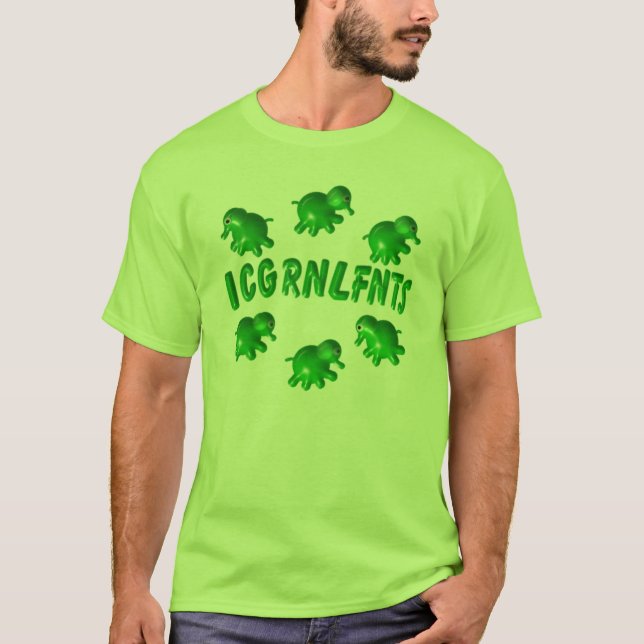 icgrnlfnts - plain T-Shirt (Front)