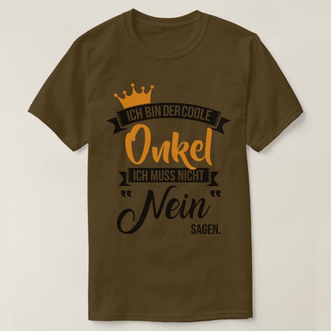Ich bin der coole onkel T-Shirt (Design Front)
