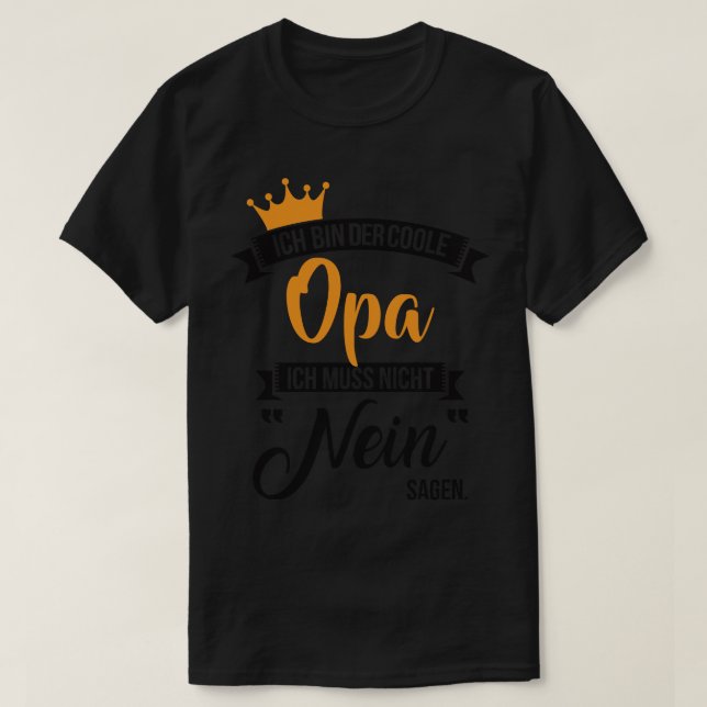 Ich bin der coole opa 2 T-Shirt (Design Front)