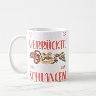 Ich Bin Die Verrückte Mit Den Schlangen Schlangen Coffee Mug