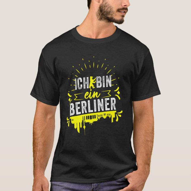 Ich Bin Ein Berliner Sweet Berlin Sightsights Desi T-Shirt (Front)