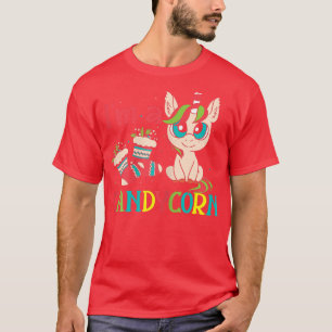 Ich bin ein candy cane horse candycorn unicorn swe T-Shirt