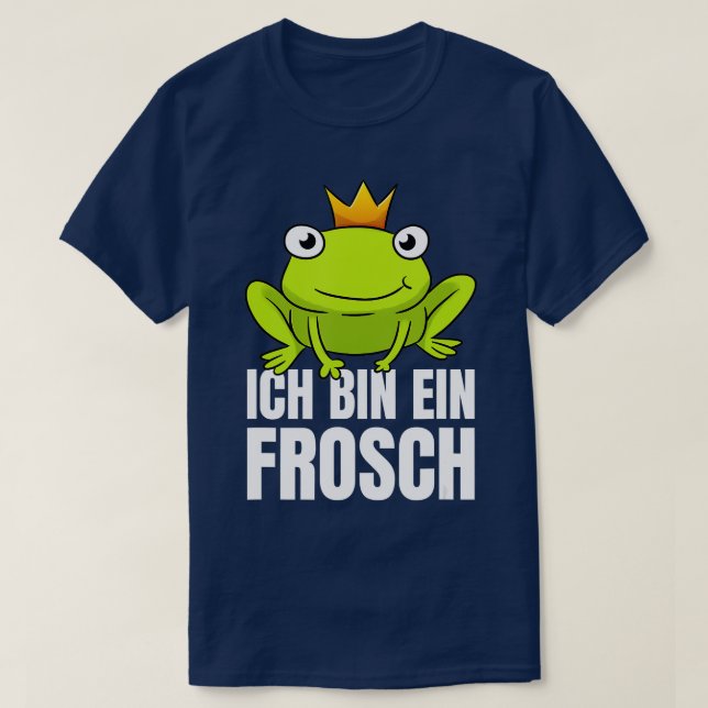 Ich Bin Ein Frosch Frog Lover  T-Shirt (Design Front)