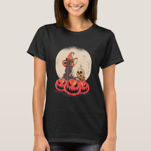 Ich bin eine Hexe ich kann das Evil Alte Wrau Cat T-Shirt