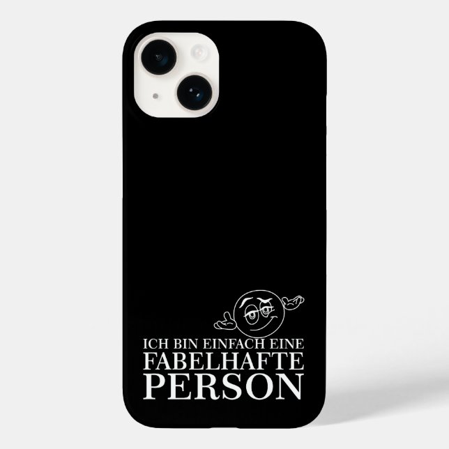 Ich bin einfach eine fabelhafte Person! Case-Mate iPhone Case (Back)
