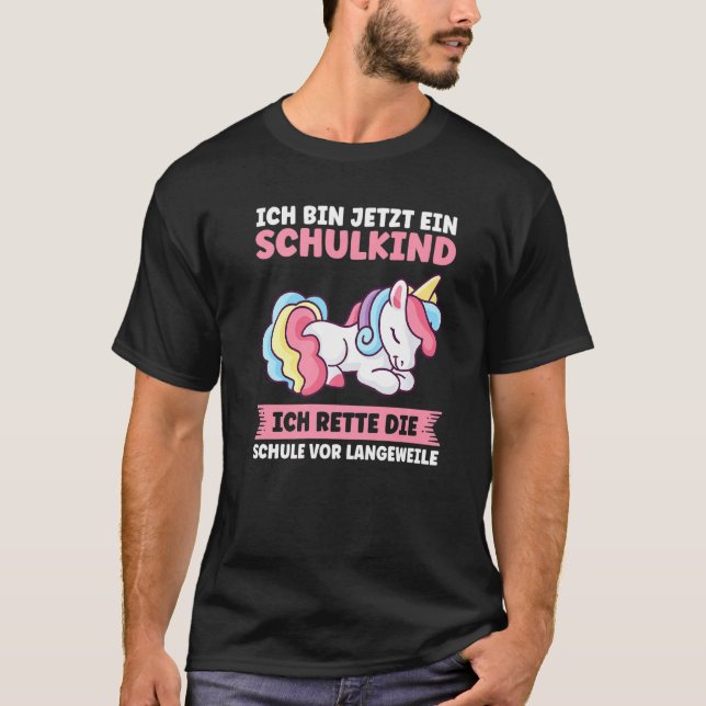 Ich Bin Schulkind Ich Rette Elementary School T-Shirt (Front)