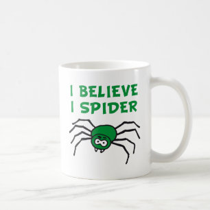 Ich glaub ich spinne - i believe i spider coffee mug