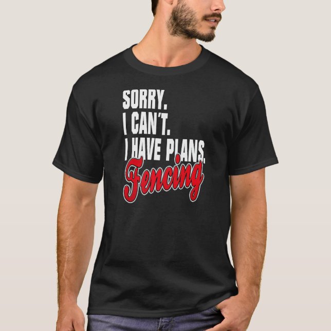 Ich Habe Plane Fechter  Statement Saying Outfit T-Shirt (Front)