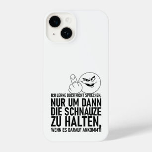 ICH LERNE DOCH NICHT SPRECHEN iPhone 14 CASE