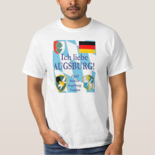 Ich liebe Augsburg!  I love Augsburg! T-Shirt