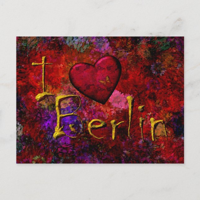 Ich Liebe Berlin Postcard (Front)