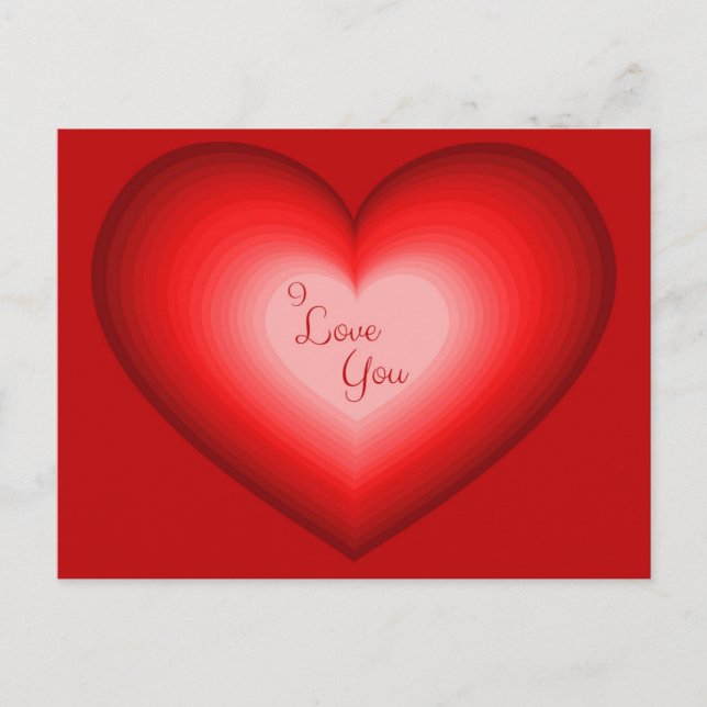 Ich liebe Dich - Liebesgrüße aus dem Briefkasten! Postcard (Front)