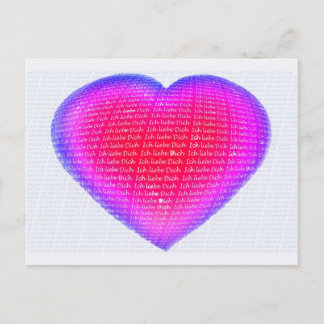 Ich liebe Dich Postcard