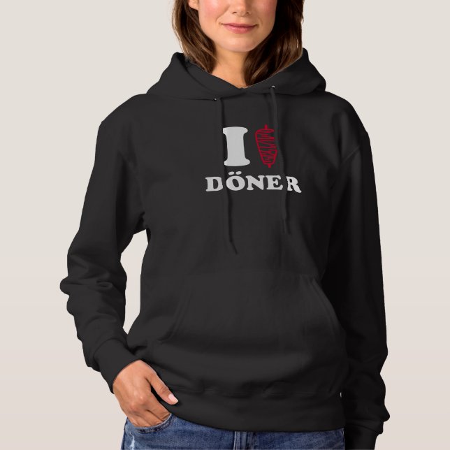 Ich Liebe Doner Hoodie (Front)