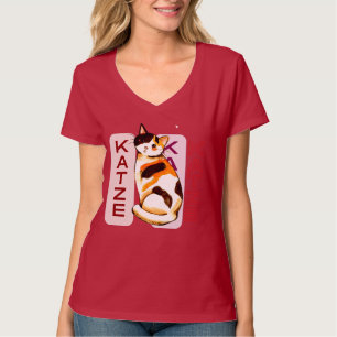 Ich liebe gelbe Katze T-Shirt