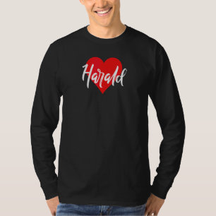 Ich Liebe Harald Vorname  Liebe Herz T-Shirt