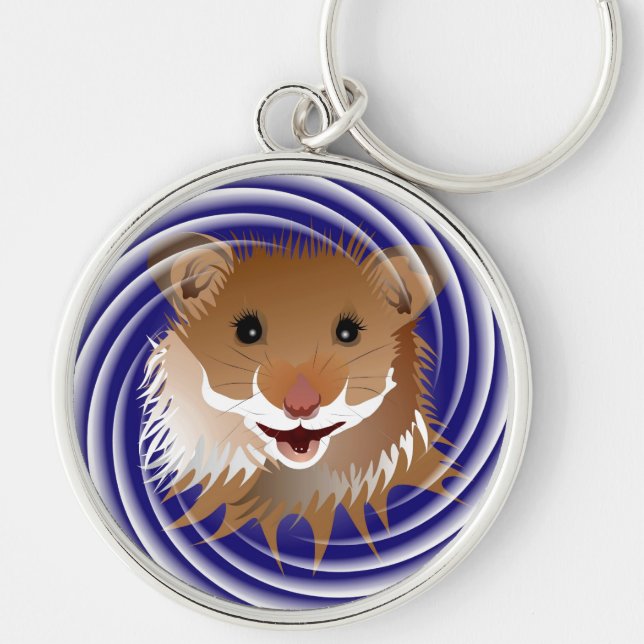 Ich liebe meinen kleinen Hamster Key Ring (Front)