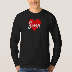 Ich Liebe Sami Vorname  Liebe Herz T-Shirt