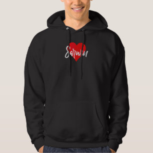 Ich Liebe Sarwin Vorname  Liebe Herz Hoodie