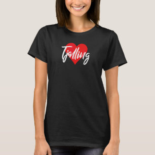 Ich Liebe Tjalling Vorname  Liebe Herz T-Shirt