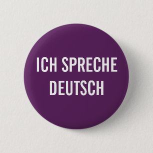 ICH SPRECHE DEUTSCH I SPEAK GERMAN BUTTON