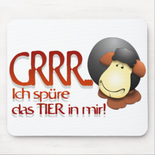 Ich spüre das Tier in mir! Mouse Mat