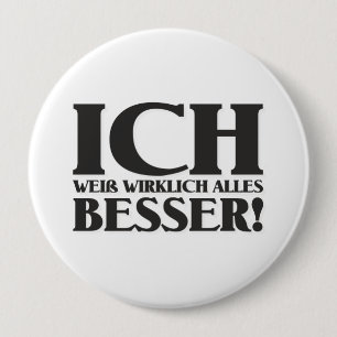 Ich weiß wirklich alles Besser! Button
