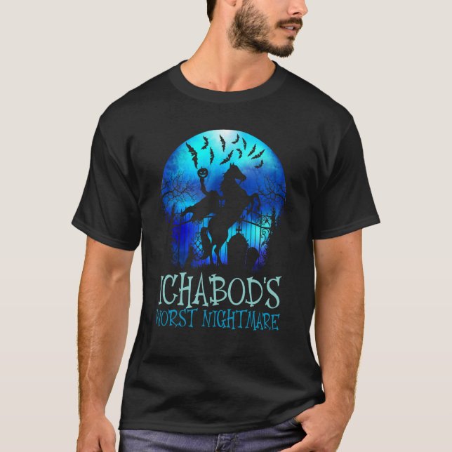 Ichabod's Worst Nightmare, Headless Horseman Hallo T-Shirt (Front)