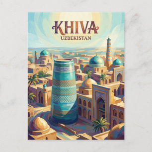 Ichan Kala Uzbekistan Postcard