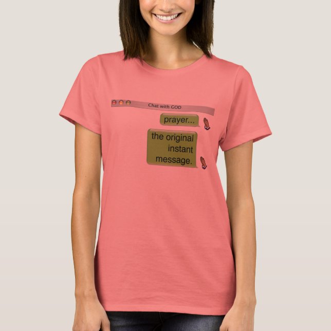 iChat with God T-Shirt (Front)