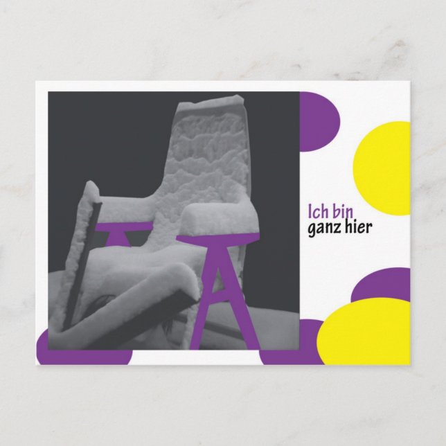 ichbinganzhier postcard (Front)