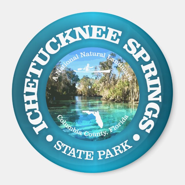 Ichetucknee Springs SP Magnet (Front)